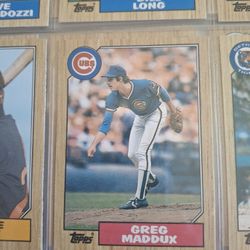 1987 Greg Maddux Rookie Card Topps 