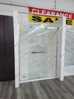 Shower base & Glass Doors