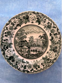 Set of 2 Legend British Heritage Earthenware Belmont Green 8.1” Salad Plates New