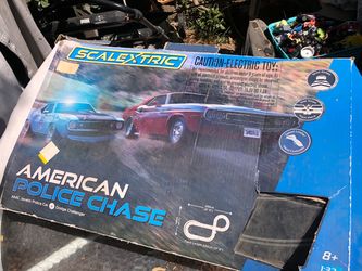 Scalextric slot track