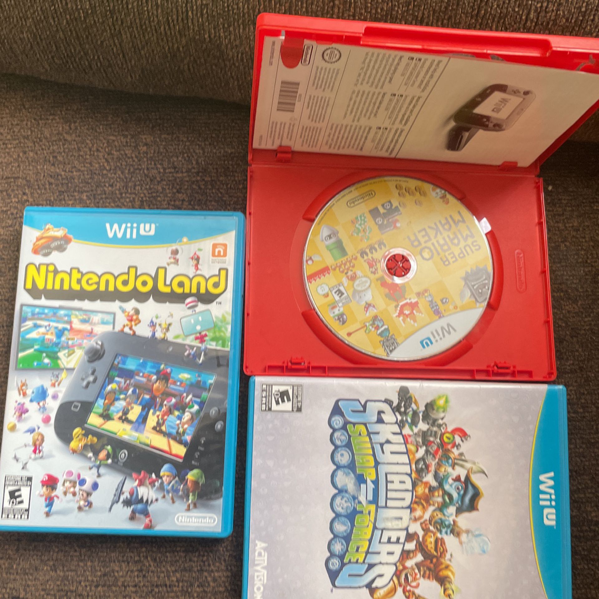 Wii U Games Skylander Nintendo Land And Mario