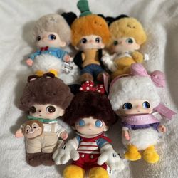 DIMOO WORLD × DISNEY Series-Vinyl Plush Keychain Blind Box(selling as a set)