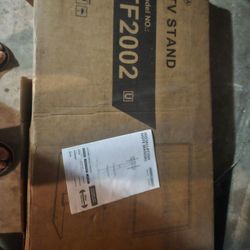 New Temper Black Glass Base TV Stand 