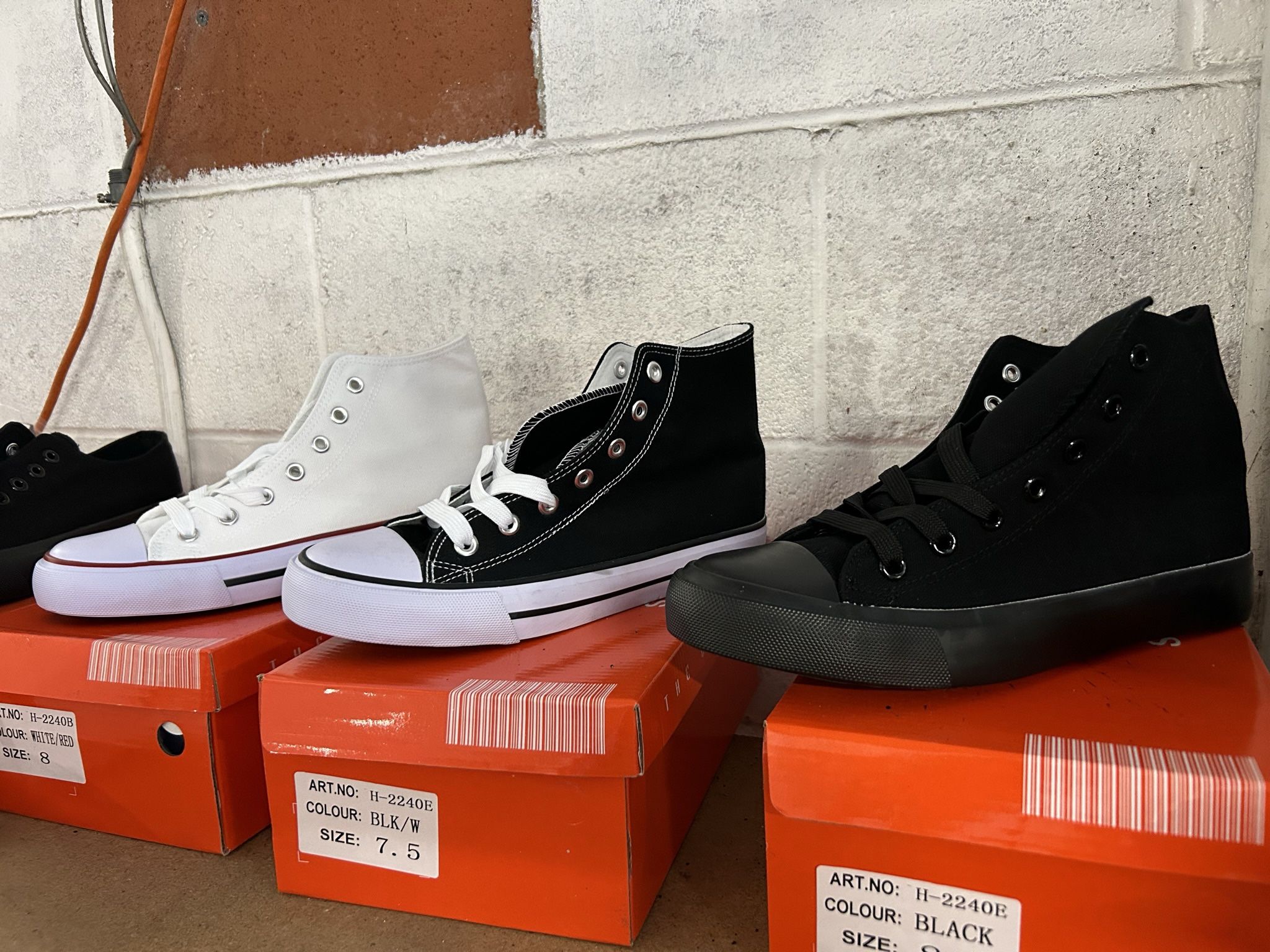 Shoes Like Converse And Vans Style Man Woman Kids $13