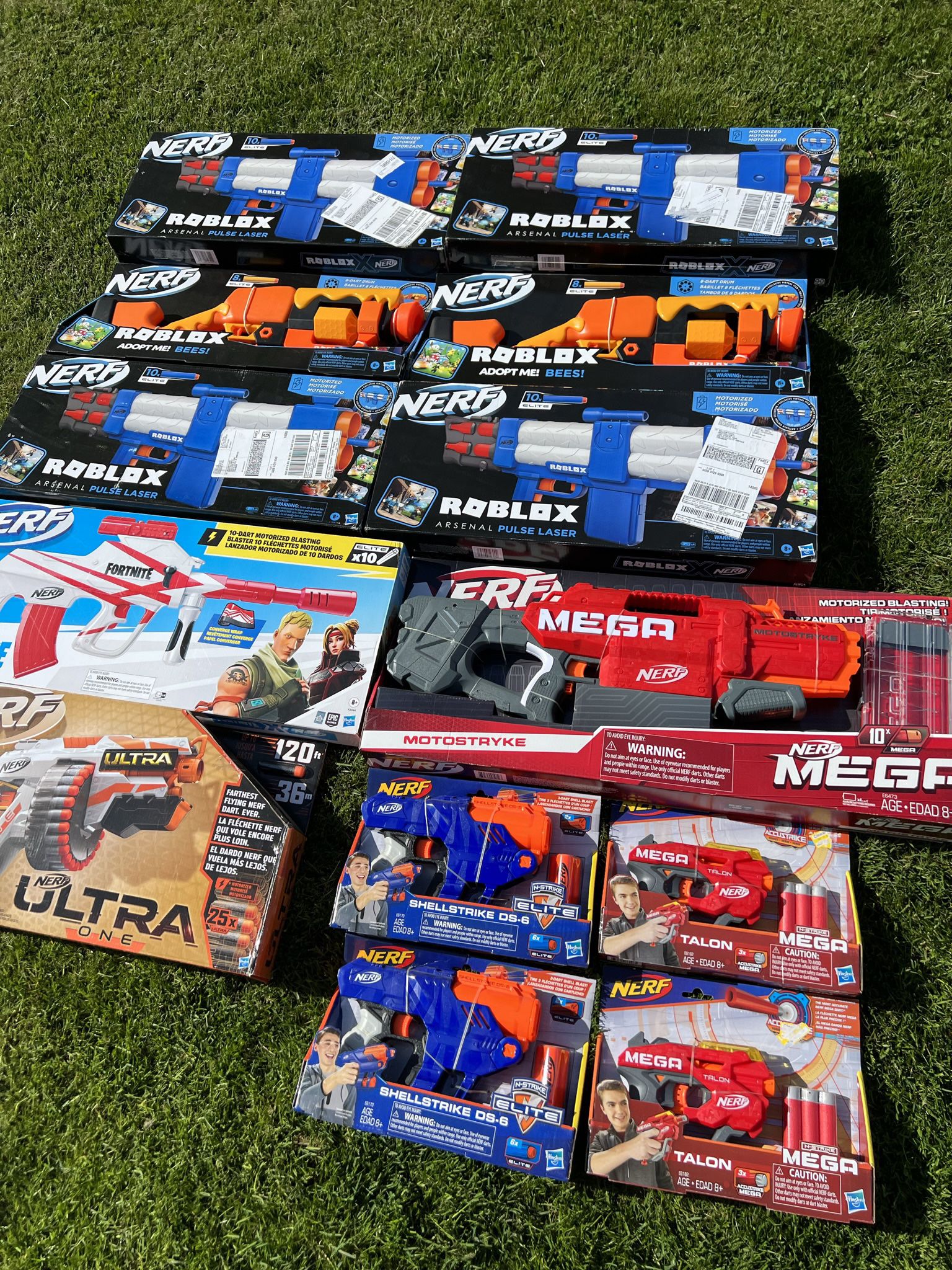 NERF GUN LOT HUGE SEALED NEW IN BOX DEAL NERF WAR BIRTHDAY PARTY COLLECTION 