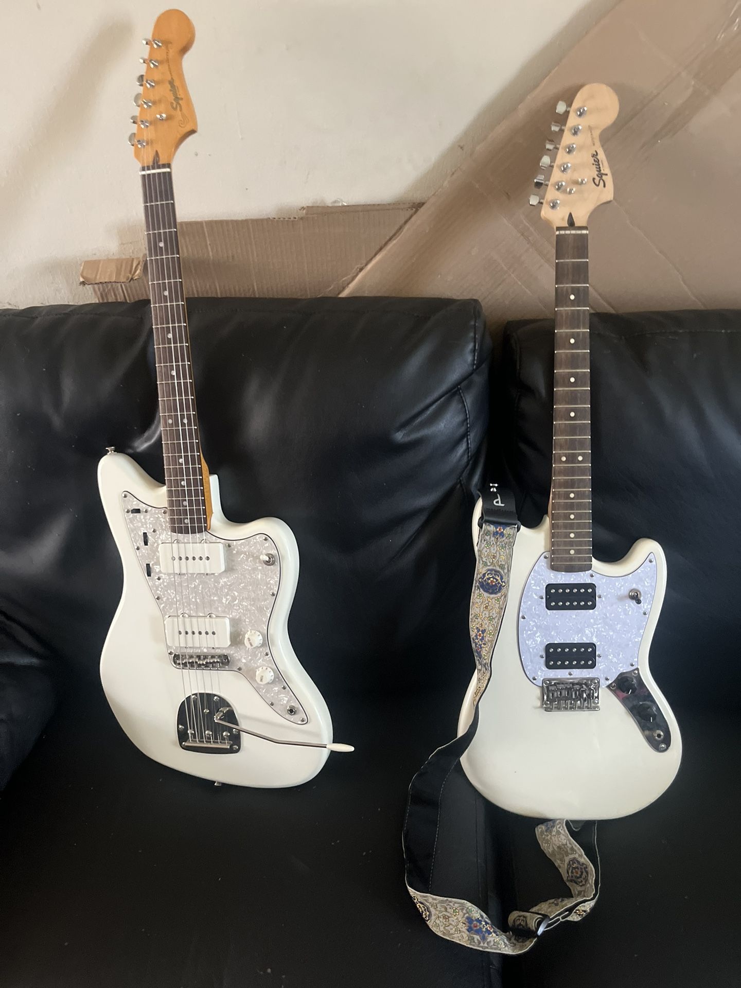 FS/FT Squier Jazzmaster & Mustang Matching Pair