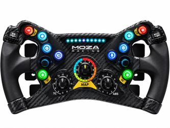 MOZA KS Formula Steering Wheel + R5 Direct Drive Wheel Base – No Pedals