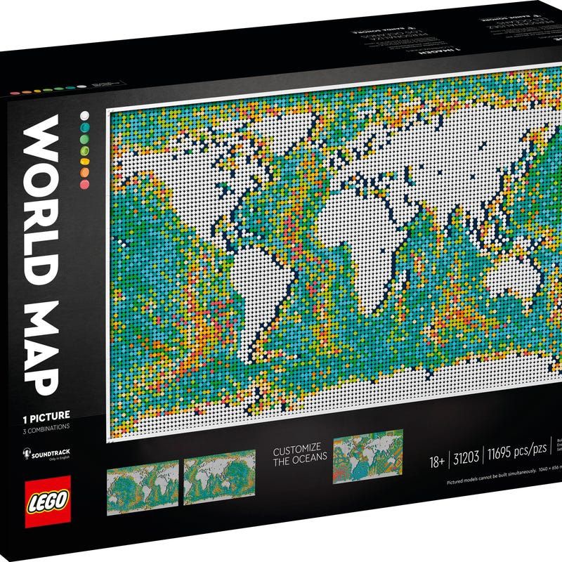 Lego World Map