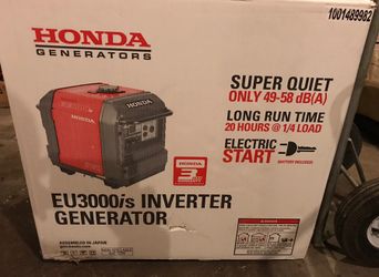 Honda generator EU3000is inverter