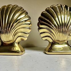 Baldwin Brass Brass Scallop Shell Bookends – Wonderful!