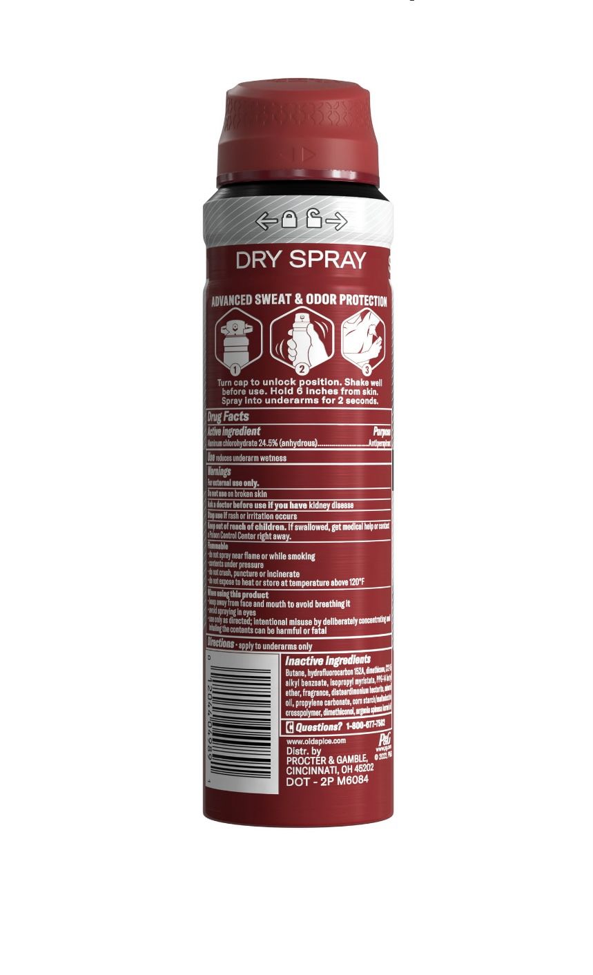 Old Spice! Dry Spray! 