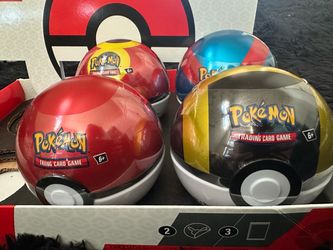 Pokeball Pokemon Card Tins