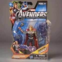 Hasbro Marvel Avengers Movie Series "Shock Strike Thor" Action Figure New