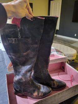 BedStu Genuine Leather Boots WORN ONCE