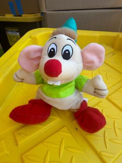 Disney Plush: Cinderella's Gus the Mouse Bean Bag Plush