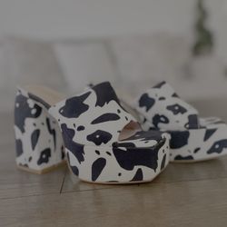 Cow Print Platforms