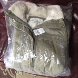 Abercrombie Parka Coat size Small