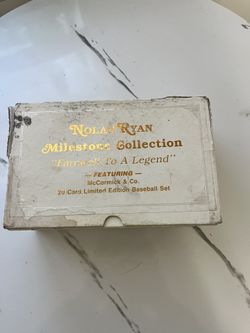 Nolan Ryan Milestone Collection (1993) – COMPLETE 20-Card Set 