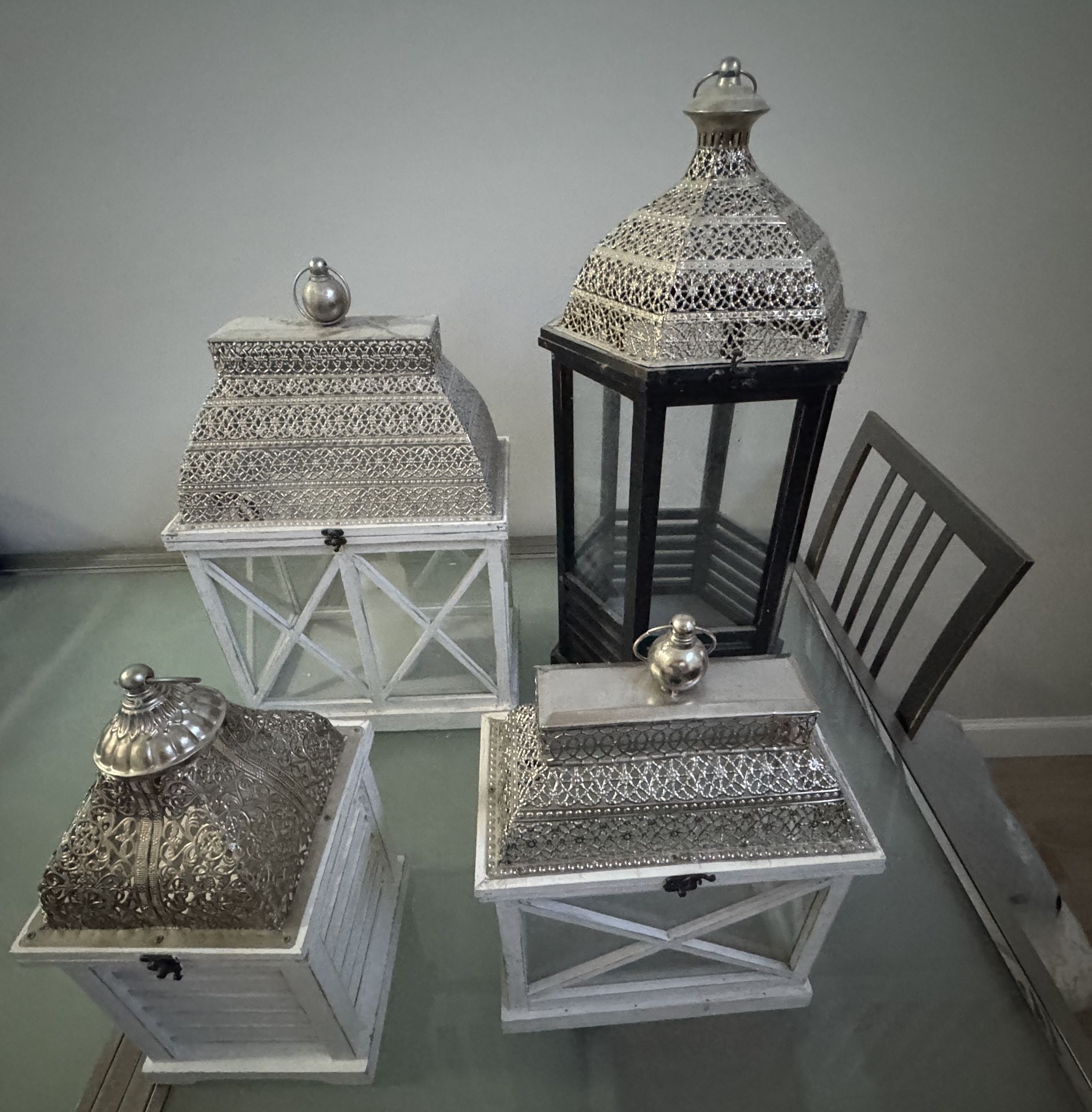 Lanterns - Assorted Lot Of 4.