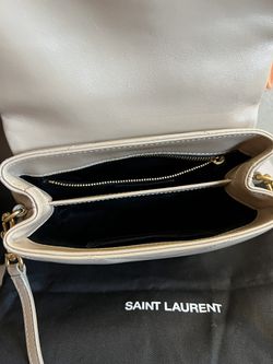 Loulou toy STRAP bag in quilted y leather, Saint Laurent