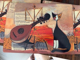 Pimpernel R. Wachtmeister Cat Placemats Set
