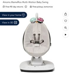 LIKE NEW - 4moms MamaRoo Multi-Motion Baby Swing