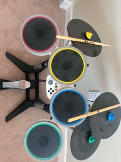 Xbox rock and drum set