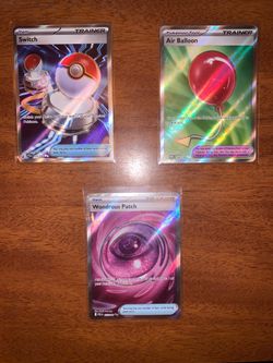 Pokémon cards trainer lot of 3