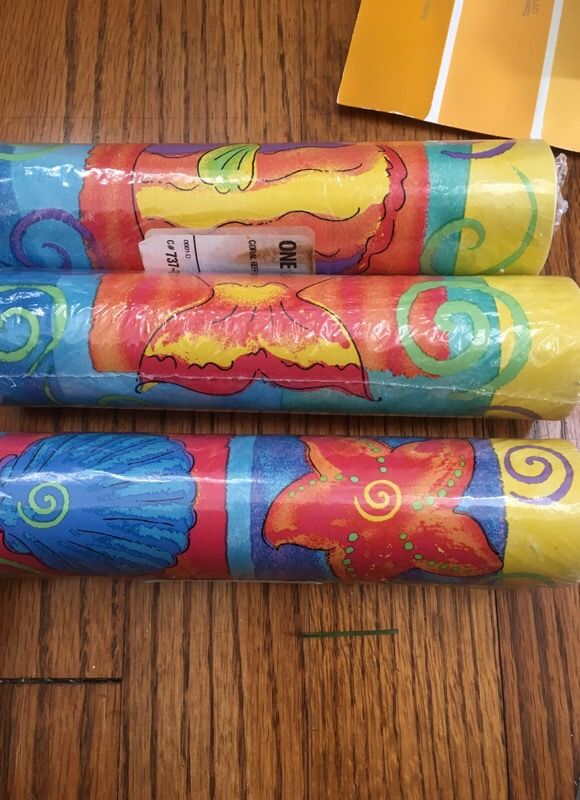 Set of 3 new Coral Reef wallpaper Borders