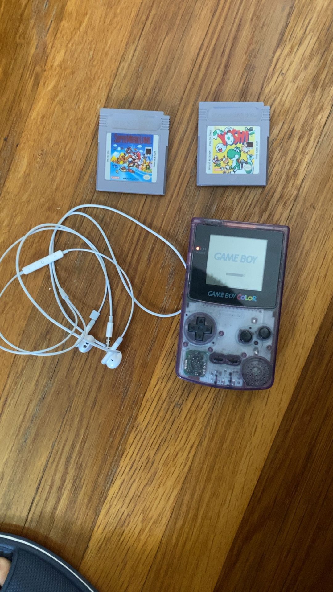 Nintendo Game Boy Color Handheld System - Atomic Purple *TESTED* Work
