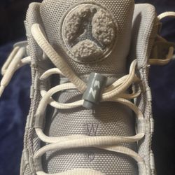 Nike Air Jordan 6 Rings Matte Silver Grey Shoes 