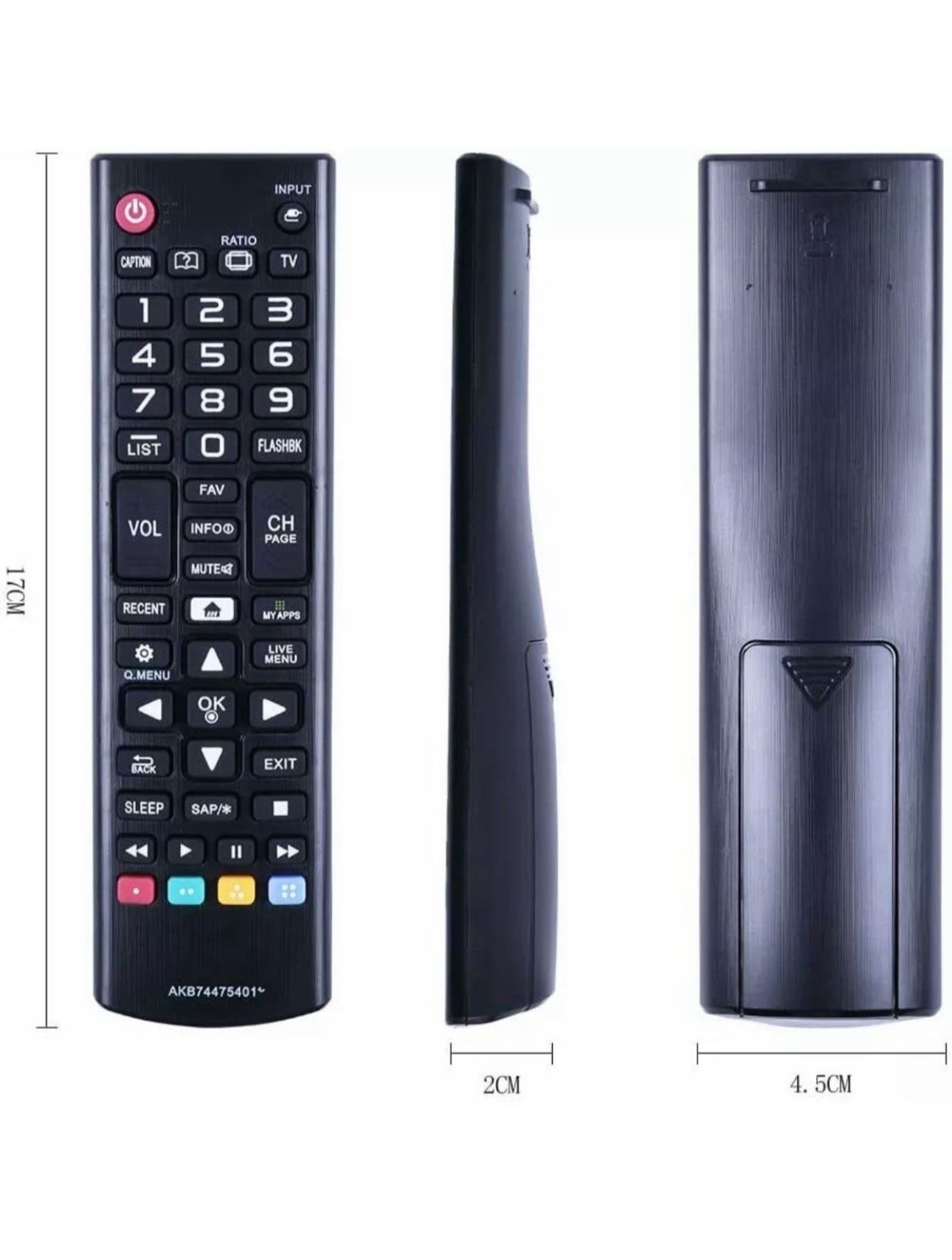 New Remote Control AKB744-754-01 Replace for LG TV