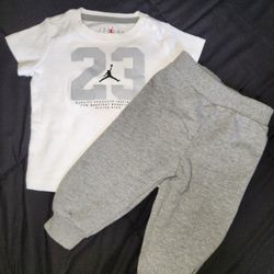 6-9 Month Boys Nike Jordan 2 Piece Outfit