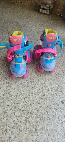 Girls Rollerskates Size 7-11 Adjustable Like New