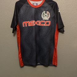 Grey And Red México Soccer Jersey