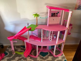 Barbie Dream House 3-Story Dollhouse with Slide