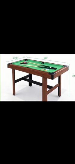 4 ft kids and adult pool table