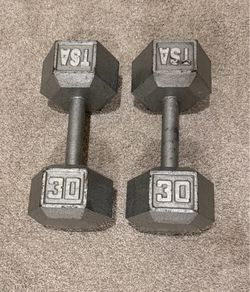 $30 lbs dumbbells