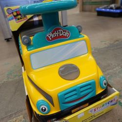 Play‑Doh Activity School Bus Push & Ride‑On Toy for Kids