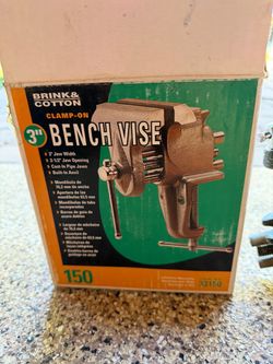 Vintage, new Brink & Cotton 3” Bench Vise