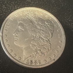 1882 Morgan Silver Dollar 