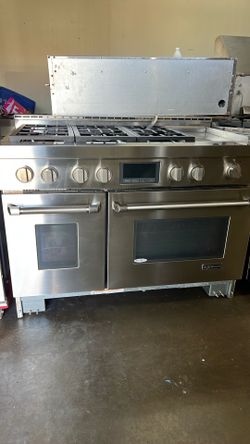 JENN AIR 48”WIDE GAS RANGE STOVE STAINLESS STEEL
