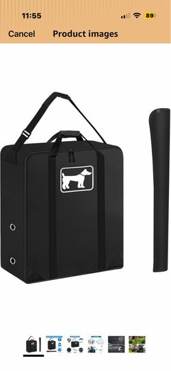 Dog playpen and travel dog
