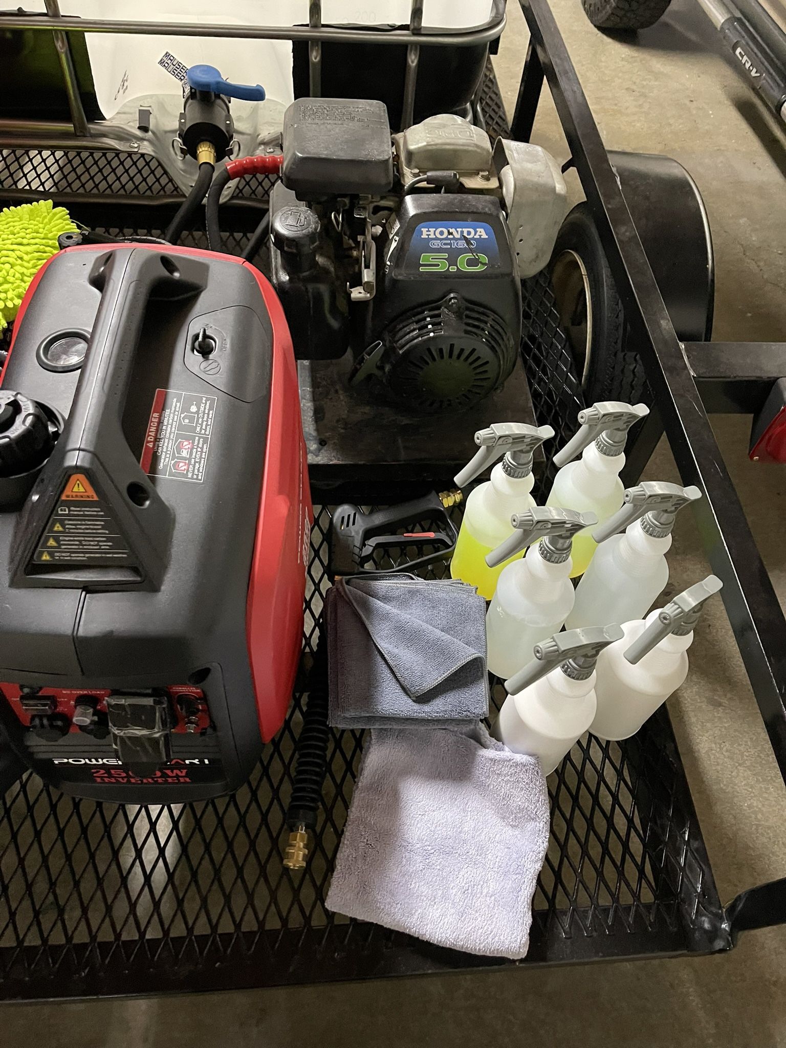 Detailing Equipment With Or Without Trailer