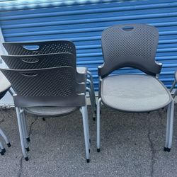 Herman Miller Caper Qty 50 + / Side Guest Lobby Waiting Room Classroom Training  Office Chairs 