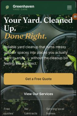 Yard website demo