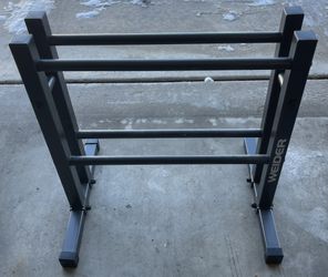 Weider Two-Tier Utility Rack for Dumbbell, Kettlebell