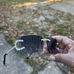 Diamond Cartier Sunglasses 