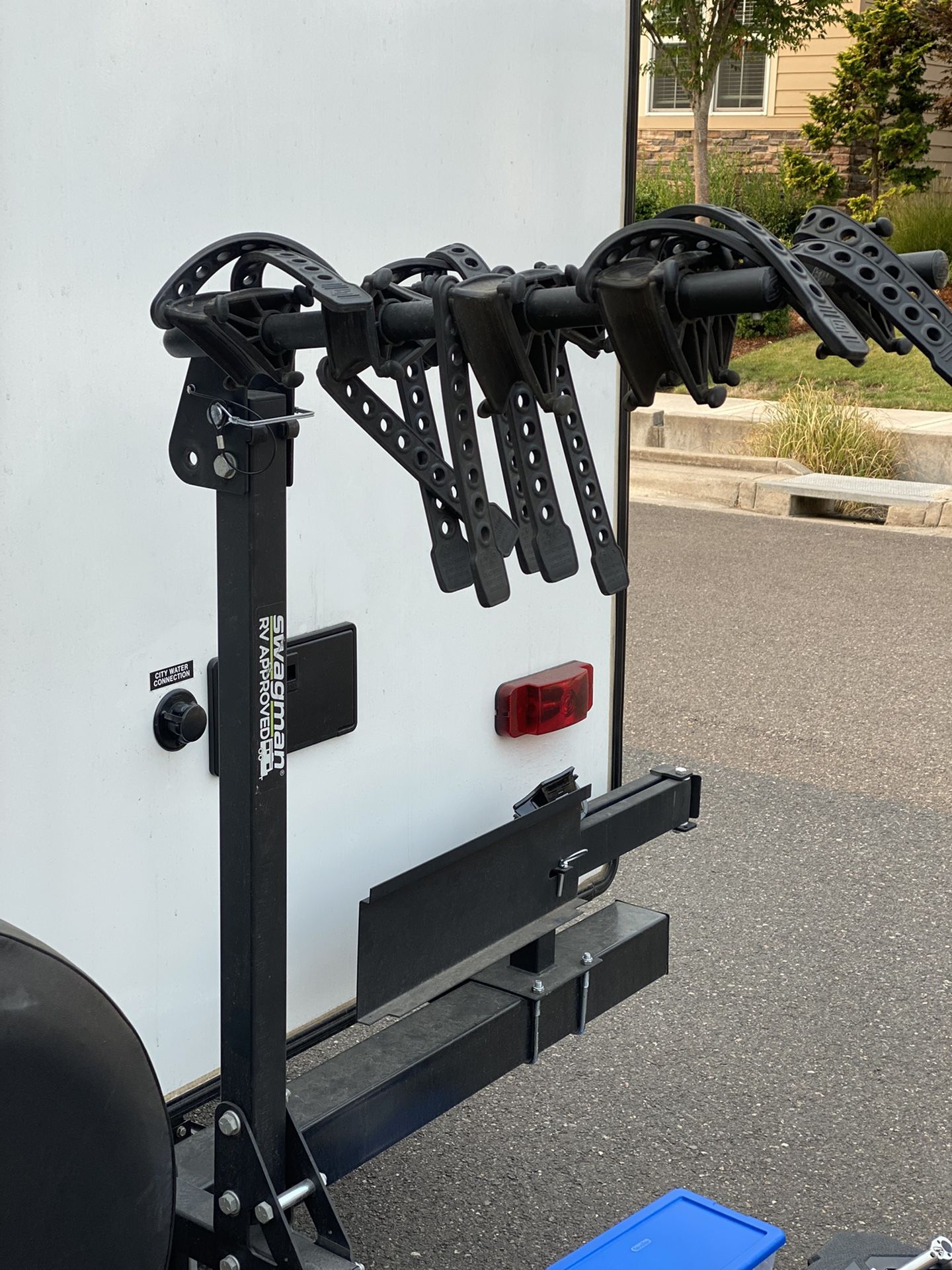 Swagman RV Approve Bike Rack 4 Bikes - Bumper Hitch Included 