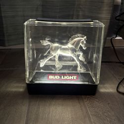 Vintage Bud Light Sign Clydesdale 